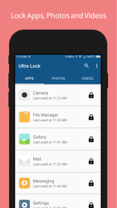 اسکرین شات 1 برنامه Ultra Lock - App Lock & Vault