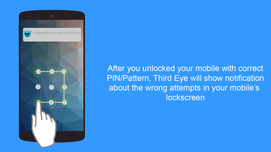 اسکرین شات 2 برنامه Third Eye - Intruder Detection