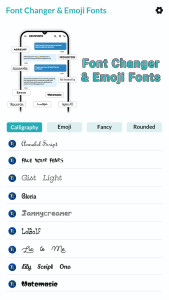 اسکرین شات 1 برنامه Font Installer - Change Fonts
