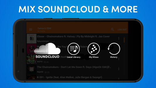 اسکرین شات 3 برنامه Cross DJ - Music Mixer App