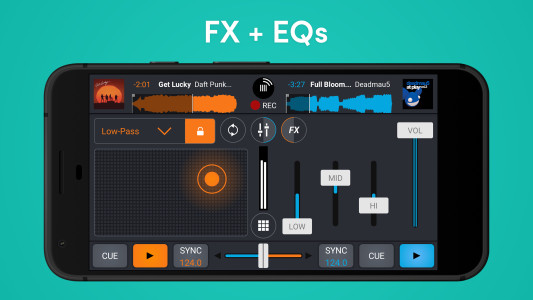 اسکرین شات 5 برنامه Cross DJ - Music Mixer App