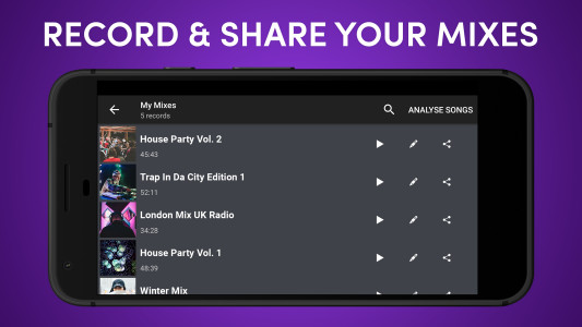 اسکرین شات 6 برنامه Cross DJ - Music Mixer App