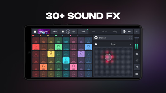 اسکرین شات 3 برنامه Remixlive - Make Music & Beats