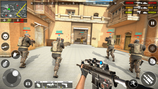 اسکرین شات 2 برنامه FPS Shooting game 3d gun game