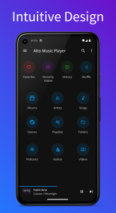اسکرین شات 3 برنامه Alto Music Player & Podcast