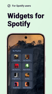 اسکرین شات 1 برنامه Widgetify for Spotify