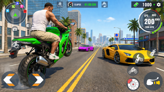 اسکرین شات 1 بازی Extreme Bike Wheelie 3D