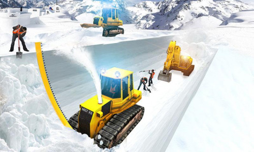 اسکرین شات 3 بازی Snow Park Downhill Bulldozer C