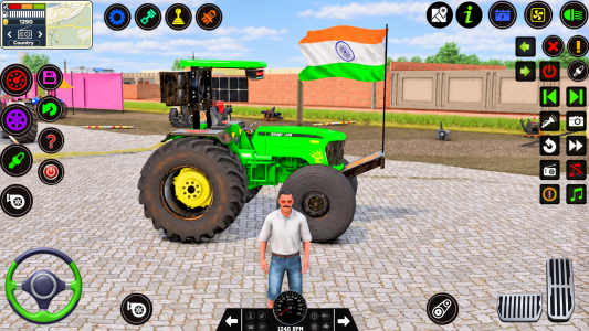 اسکرین شات 2 بازی Indian Tractor Games Simulator