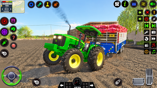 اسکرین شات 1 بازی Indian Tractor Games Simulator