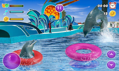 اسکرین شات 1 بازی Dolphin Water Stunts Show