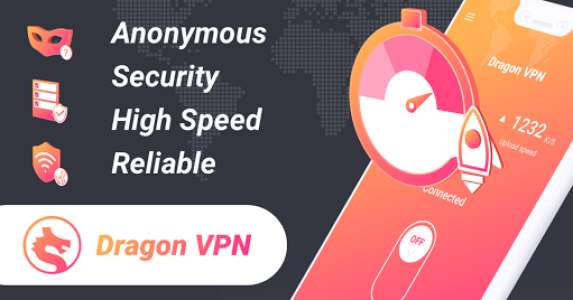 اسکرین شات 1 برنامه Dragon VPN Free – Unlimited, Anonymous, High Speed