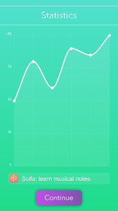 اسکرین شات 6 برنامه Hearing: ear training. Piano.