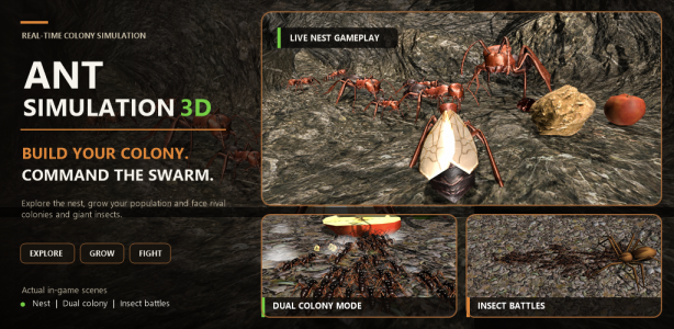 اسکرین شات 7 بازی Ant Simulation 3D