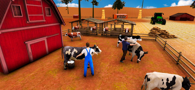 اسکرین شات 1 بازی Cow Farm Factory Simulator