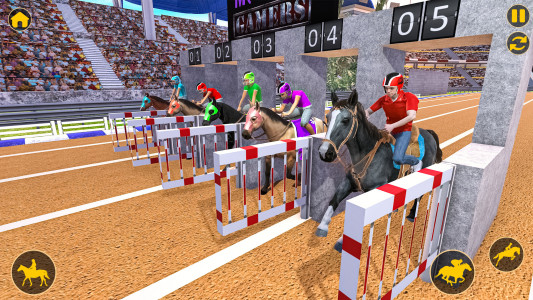 اسکرین شات 1 بازی Horse Rider Racing 3D