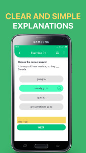 اسکرین شات 3 برنامه English Grammar Exercises