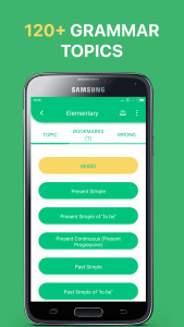 اسکرین شات 1 برنامه English Grammar Exercises