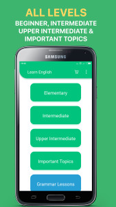 اسکرین شات 2 برنامه English Grammar Exercises