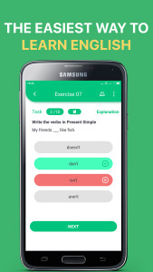 اسکرین شات 5 برنامه English Grammar Exercises