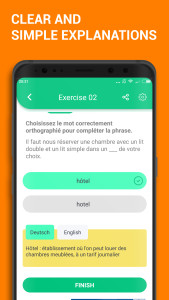 اسکرین شات 3 برنامه Learn French Beginner Grammar