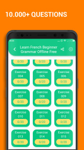 اسکرین شات 4 برنامه Learn French Beginner Grammar