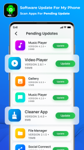 اسکرین شات 2 برنامه Software Update for my phone