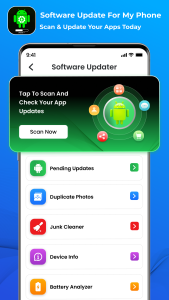 اسکرین شات 1 برنامه Software Update for my phone