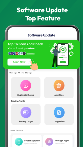 اسکرین شات 2 برنامه Software Update - App Update