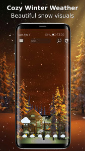 اسکرین شات 1 برنامه Animated 3D Weather