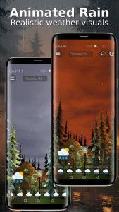 اسکرین شات 2 برنامه Animated 3D Weather