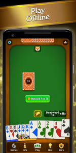 اسکرین شات 5 بازی Gin Rummy Classic