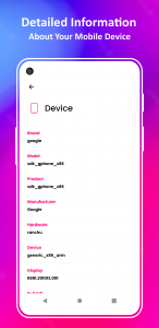 اسکرین شات 2 برنامه CPU-M Pro - Device Info