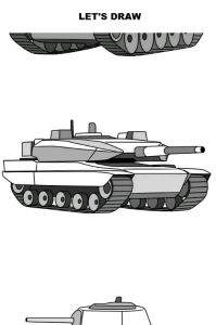 اسکرین شات 1 برنامه Draw Battle Tanks