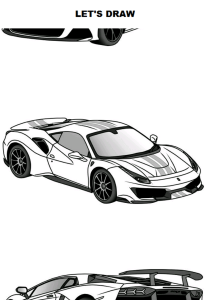 اسکرین شات 1 برنامه Draw Cars: Super