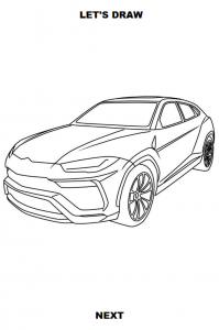 اسکرین شات 5 برنامه Draw Cars: SUV