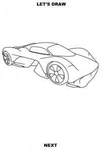 اسکرین شات 5 برنامه Draw Cars: Hypercar