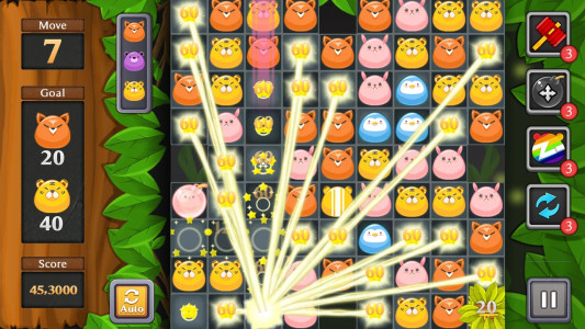 اسکرین شات 1 بازی Jungle Match Puzzle