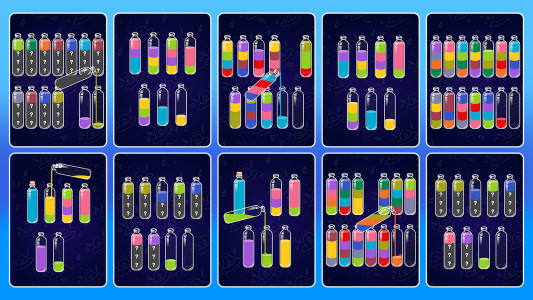 اسکرین شات 2 بازی Water Sort Quest
