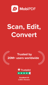 اسکرین شات 1 برنامه MobiPDF: PDF Editor & Scanner