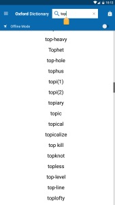 اسکرین شات 2 برنامه Oxford American Dictionary