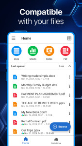اسکرین شات 7 برنامه MobiOffice: Word, Sheets, PDF