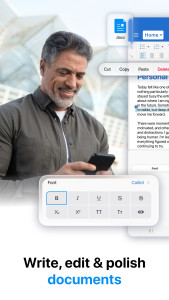 اسکرین شات 2 برنامه MobiOffice: Word, Sheets, PDF