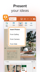 اسکرین شات 5 برنامه MobiOffice: Word, Sheets, PDF