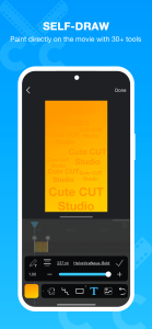 اسکرین شات 2 برنامه Cute CUT - Video Editor