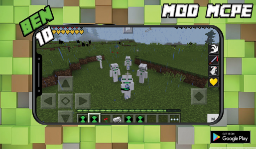 اسکرین شات 5 برنامه Ben Mod 10 Alien for Minecraft