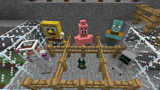 اسکرین شات 6 برنامه Mods SpongeBob for Minecraft