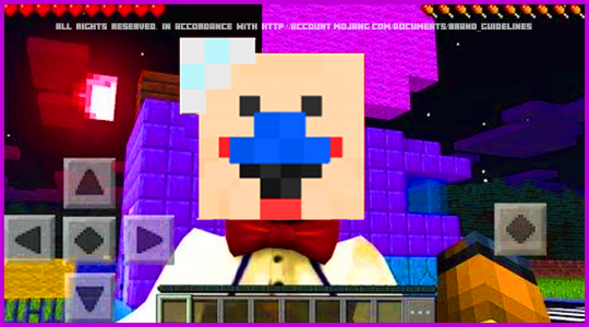 اسکرین شات 1 برنامه Ice scream Horror Mod MCPE