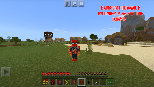 اسکرین شات 2 برنامه Mod Superhero games Minecraft