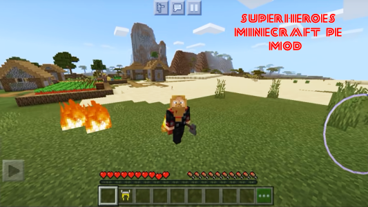 اسکرین شات 1 برنامه Mod Superhero games Minecraft